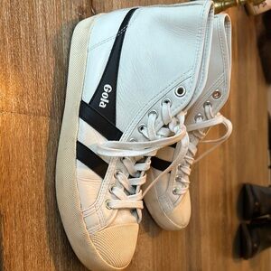 Gola White High-Top Sneakers